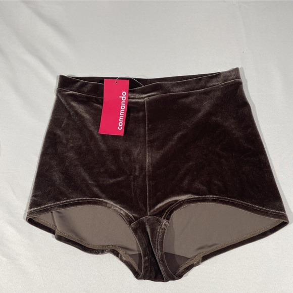 NWT Commando [ L/XL Large/XL ] Velvet High Waist Briefs in‎ Greige Brown - Picture 4 of 10